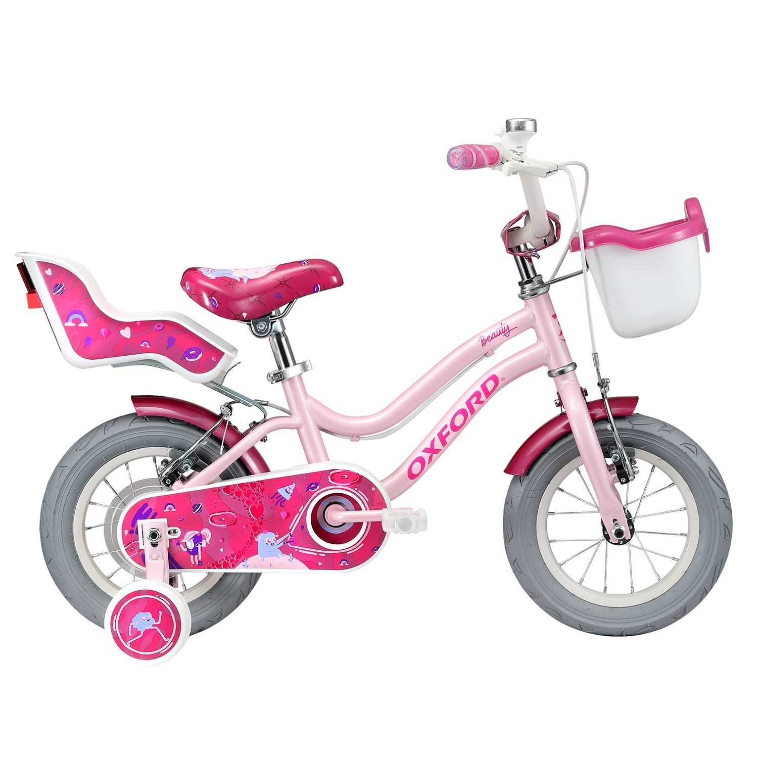 Oxford Bicicleta Infantil Beauty Aro 12 Rosado
