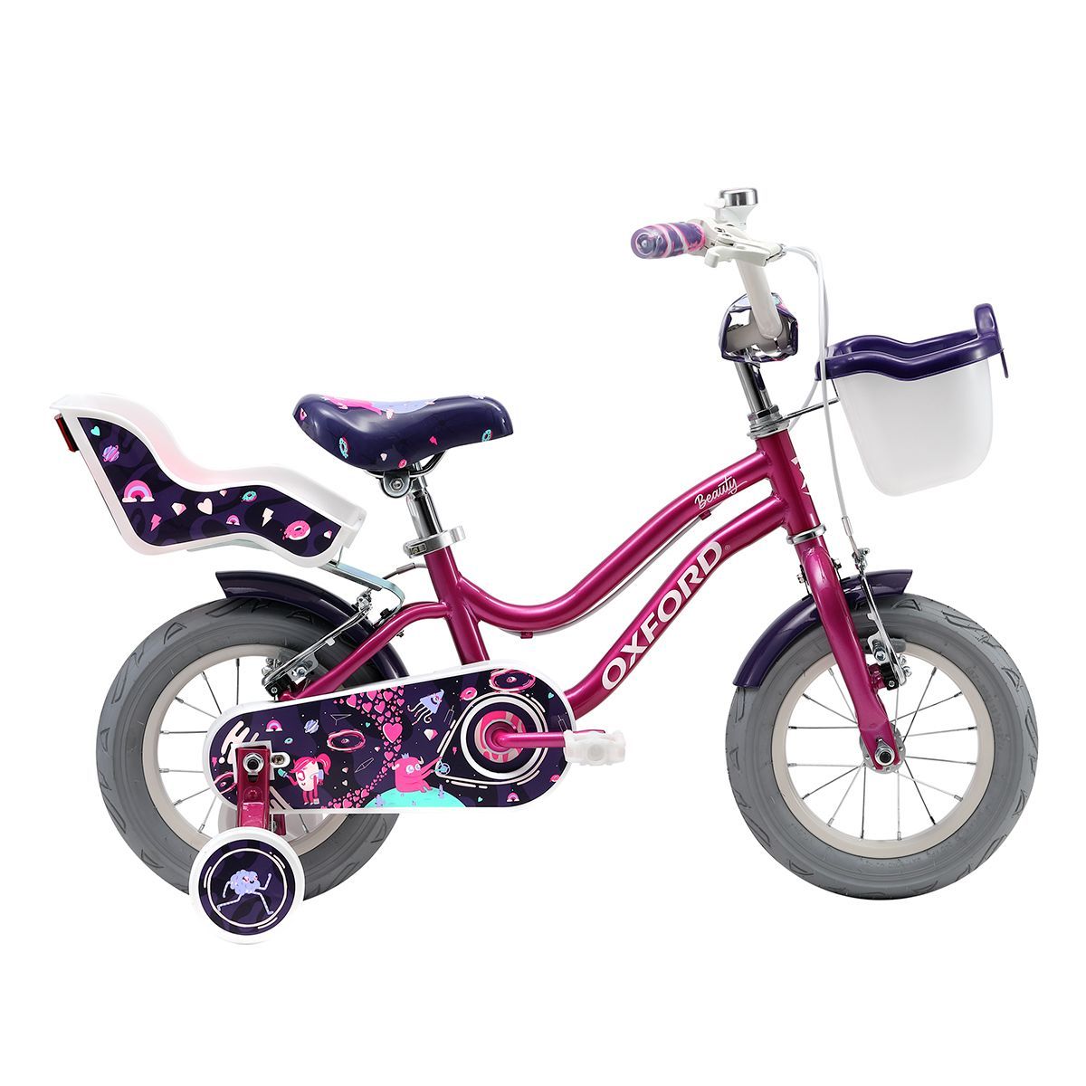 Oxford Bicicleta Infantil Beauty Aro 12 Morado