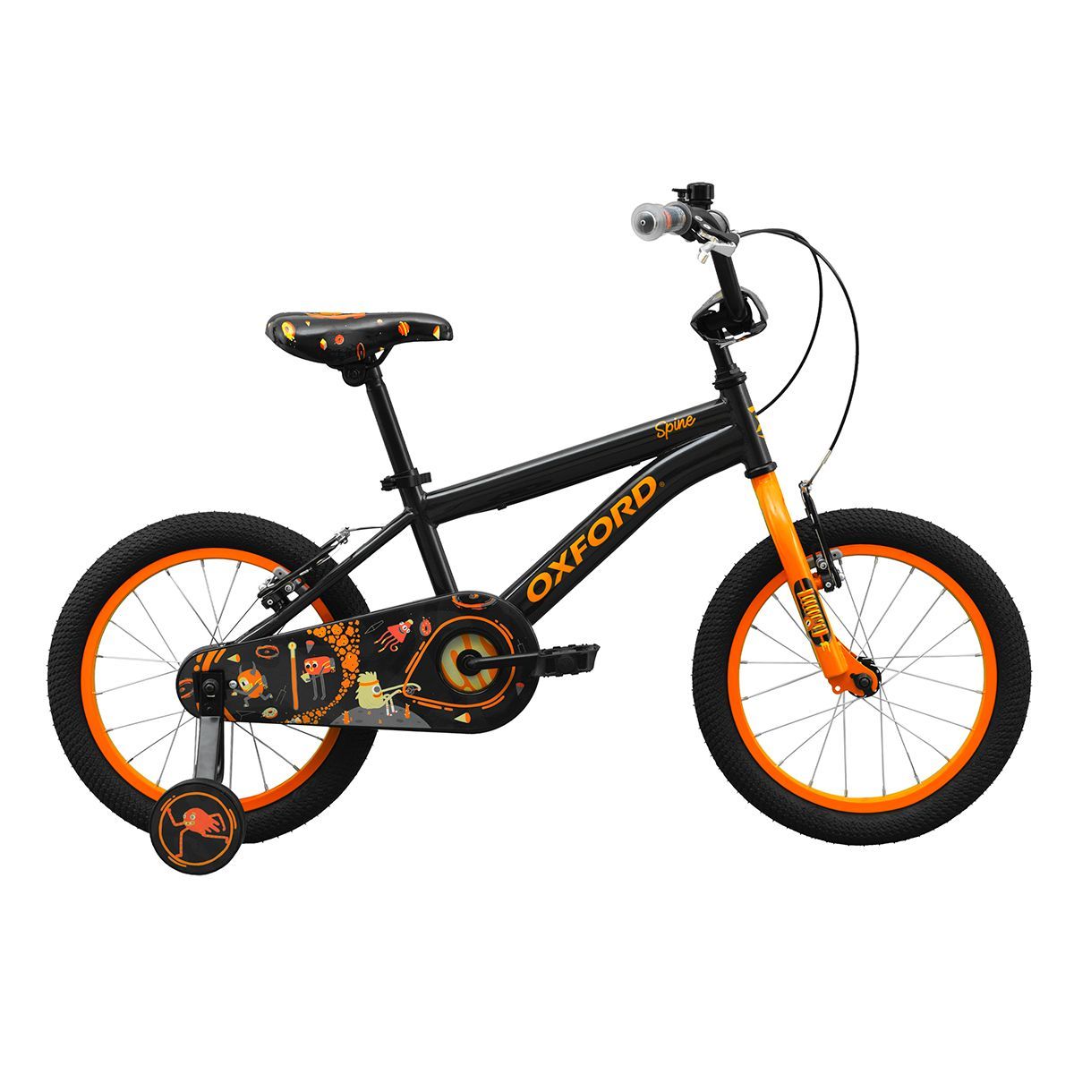 Oxford Bicicleta Infantil Spine Aro 16 Grafito/Naranjo