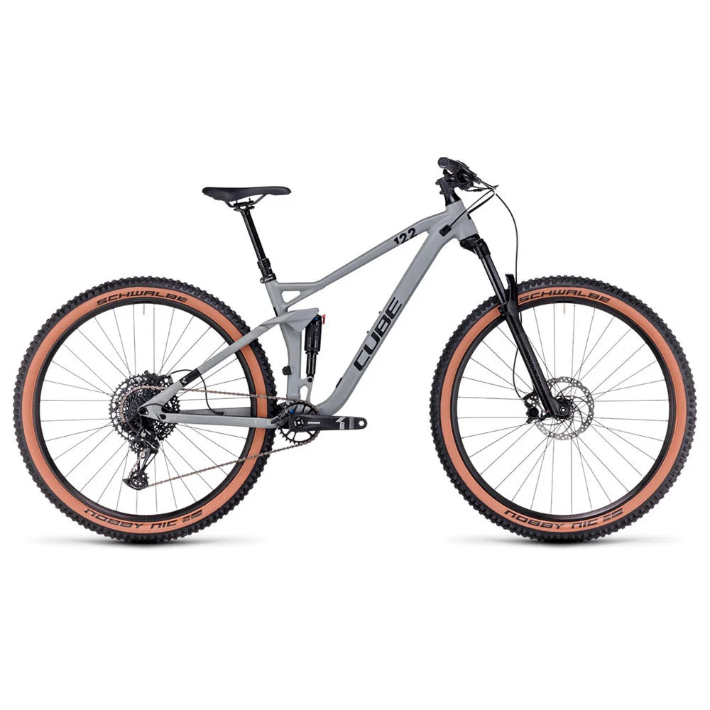 Bicicleta Trail Cube Stereo One22 Pro Swampgrey n Black