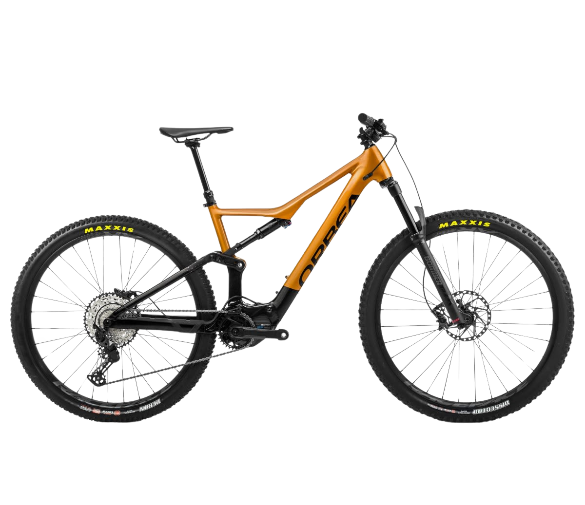 Bicicleta Electrica Trail Orbea Rise H30 20mph Orange Black